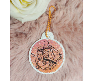 2€ ZUSATZTÜRCHEN 8. Dezember - Stickserie - ITH Anhänger Hobbies und Berufe